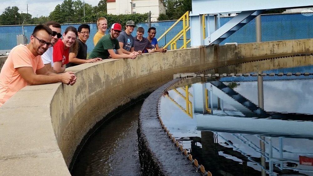 Water plant tour for environmental engineering