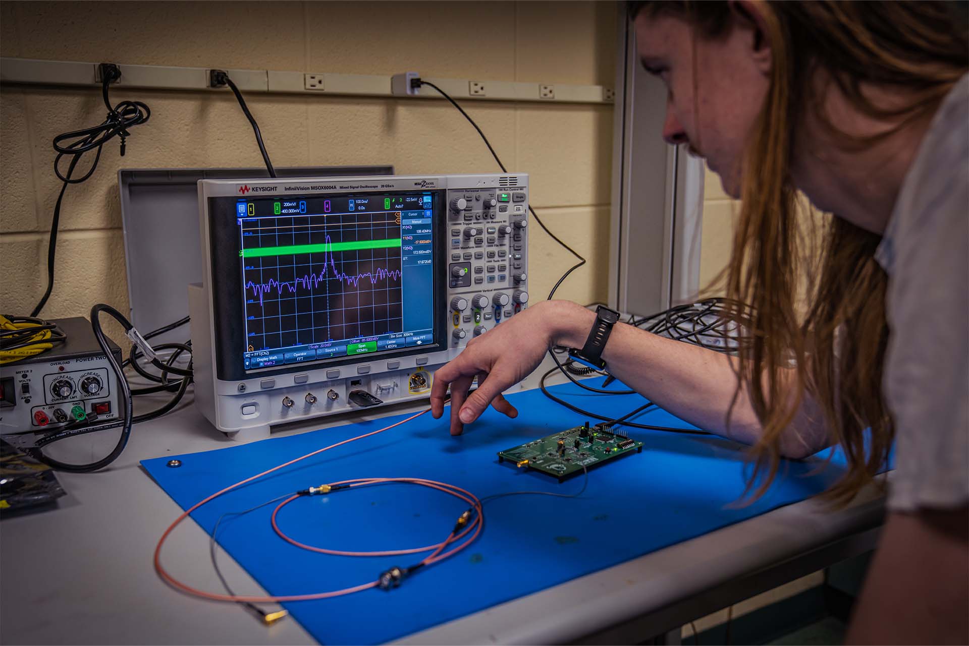 Students working in the Guidance Navigation and Control Lab