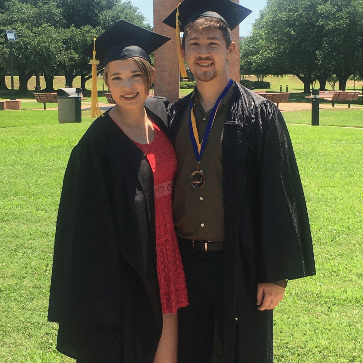 Colton and Jessica at Bell Tower