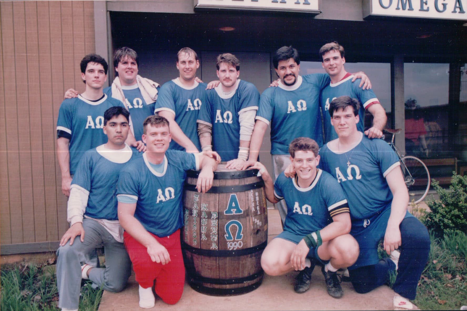 AO Members in front of AO house