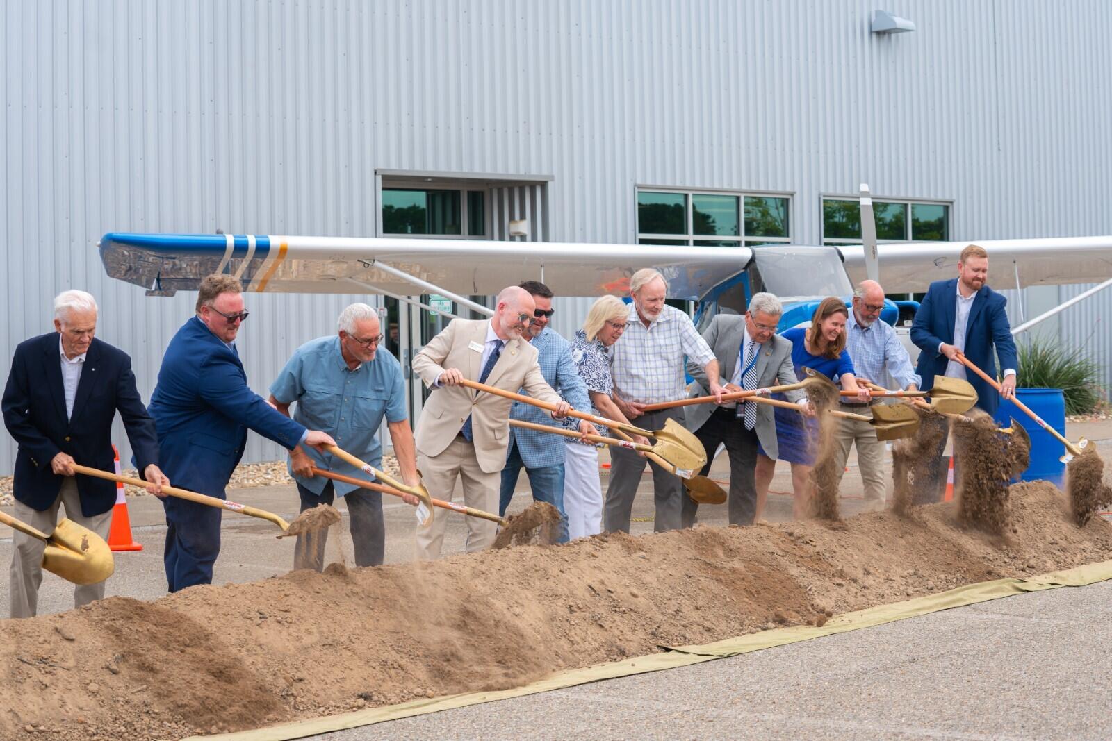 Abbott Center groundbreaking