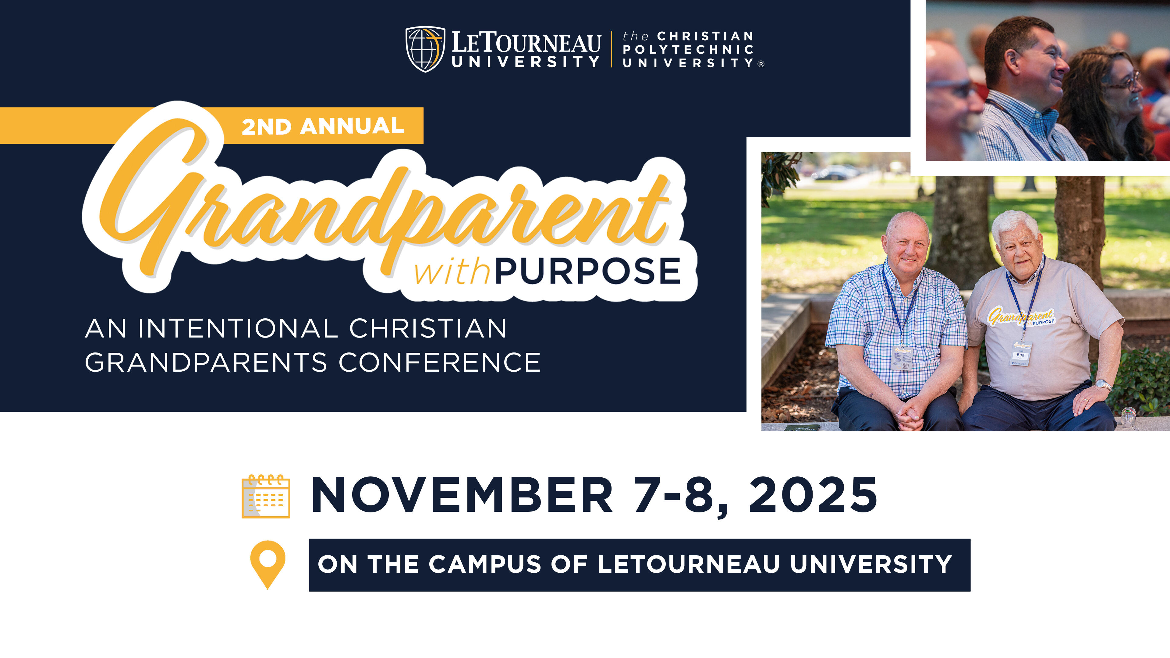 Grandparent with Purpose: an intentional Christian grandparents conference, November 7-8, 2025