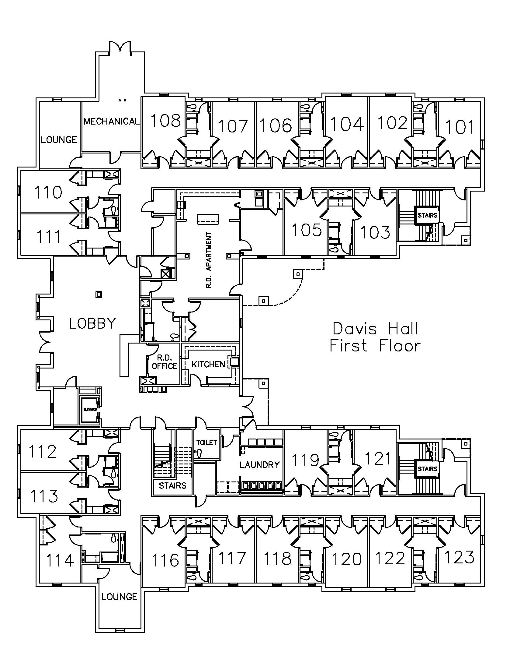 Davis Hall First Floor